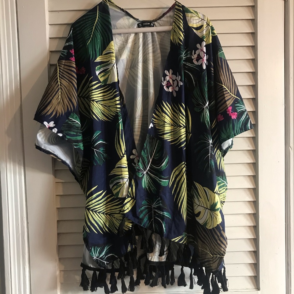 Shein tropical Kimono size M